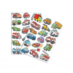 GOMMETTES VOITURES ET CAMIONS - 34 PIèC