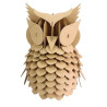 Hibou carton à assembler 20 x 25 cm