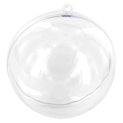 Boule plastique 8 cm