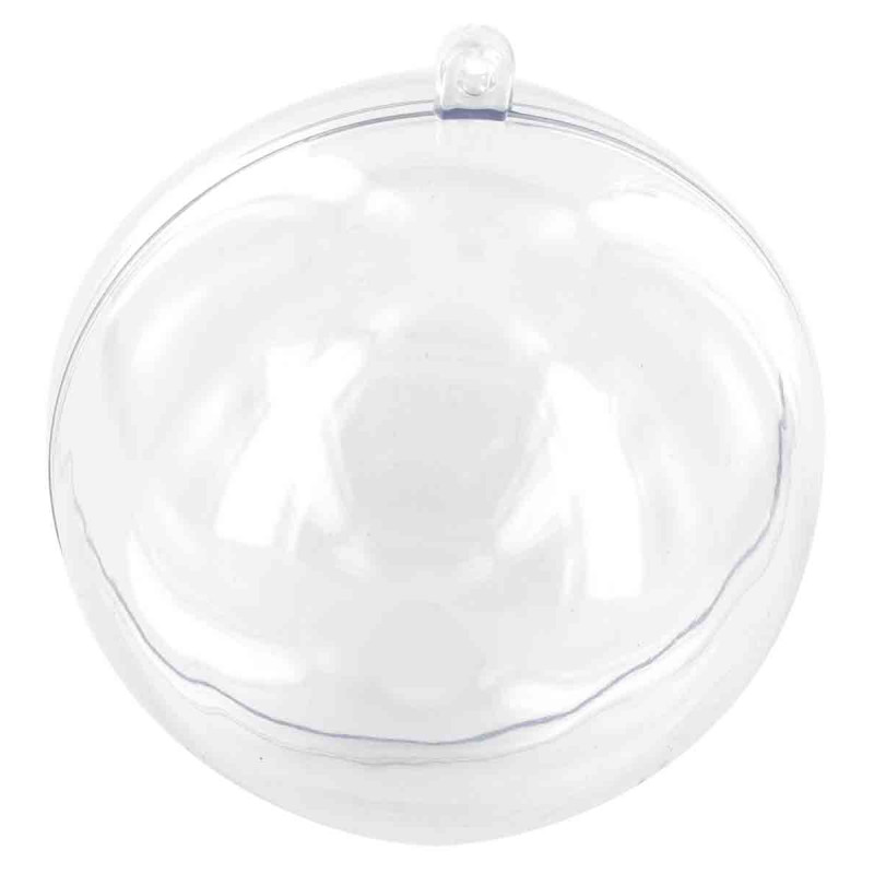 Boule plastique 8 cm