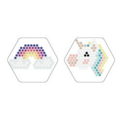 Perles d'eau licorne, arc-en-ciel