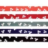 BIAIS COTON 1 CM X1 M FLEURS 5 COULEURS