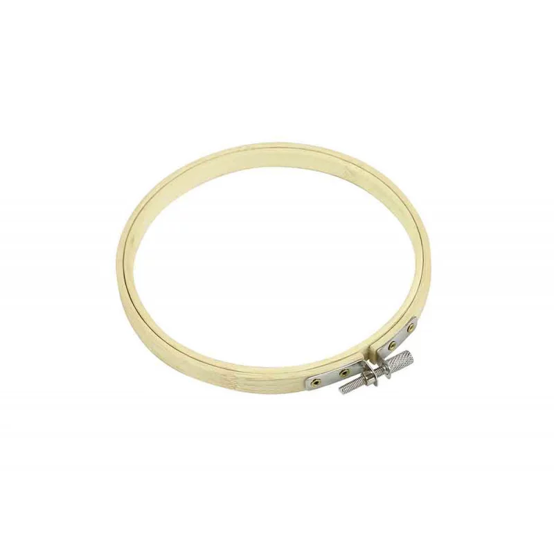 TAMBOUR À BRODER + VIS REGL D. 13 CM