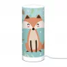 LAMPE CYLINDRIQUE 28CM RENARD