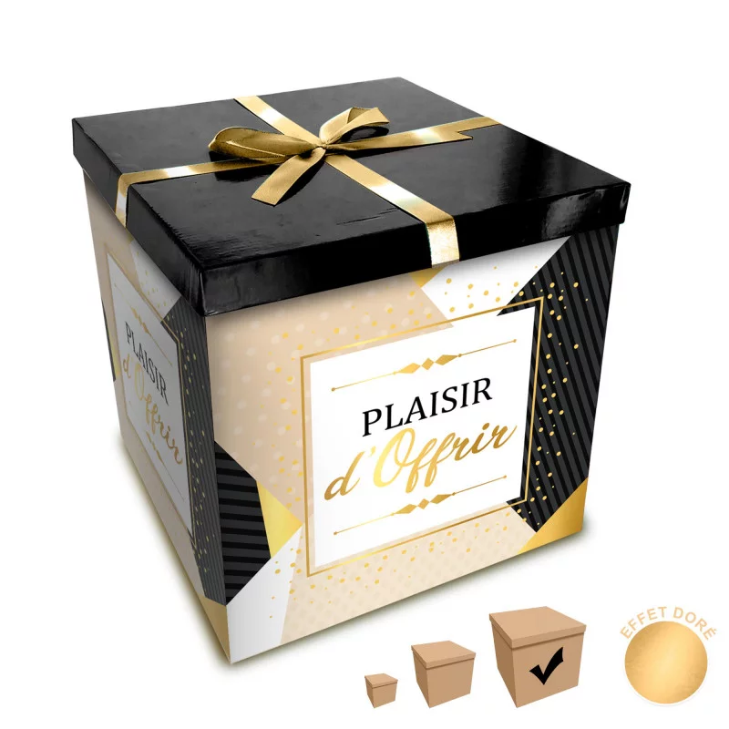 BOITE CADEAU GM PLAISIR D OFFRIR