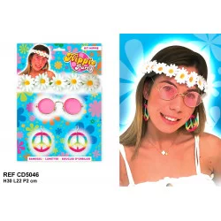 KIT DÉGUISEMENT HIPPIE POUR FEMME