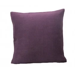 COUSSIN PRUNE EN LIN 330GR ET COTON 40X60cm
