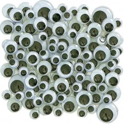 SACHET YEUX MOBILES NOIRS 8 MM 60 -10 M