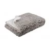 MOUTON PLAID 130X160 TAUPE