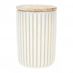 POT CONDIMENT GRES 71CL+COUVERCLE