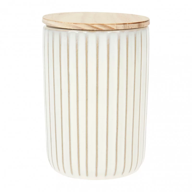 POT CONDIMENT GRES 71CL+COUVERCLE