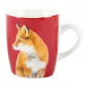 TASSE PORCELAINE 10CL RENARD ROUGE