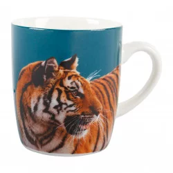 TASSE PORCELAINE 10CL TIGRES BLANC