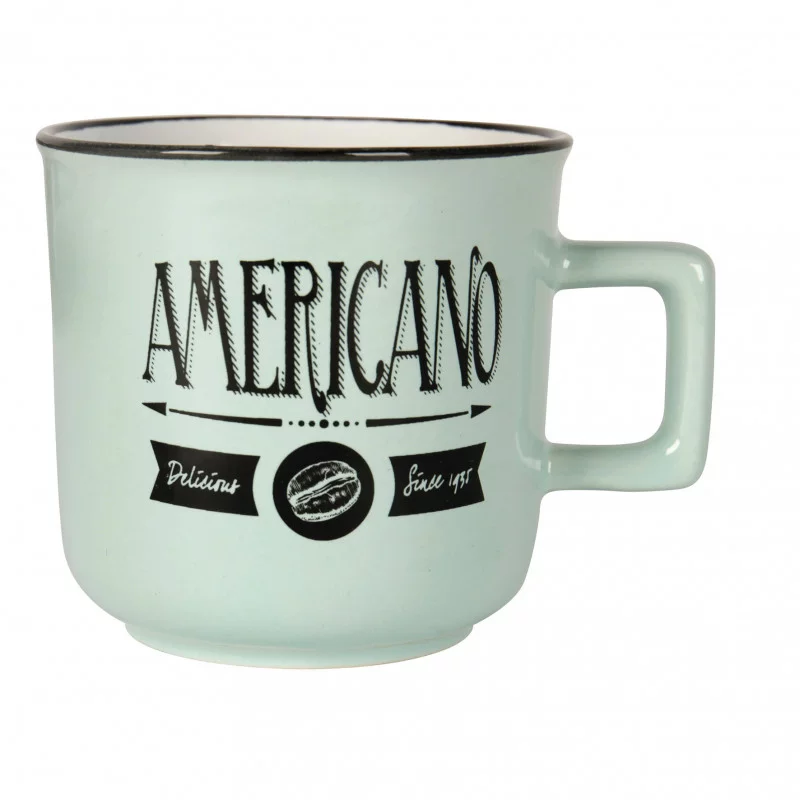 TASSE GRES 24CL VINTAGE BLEU-GRIS