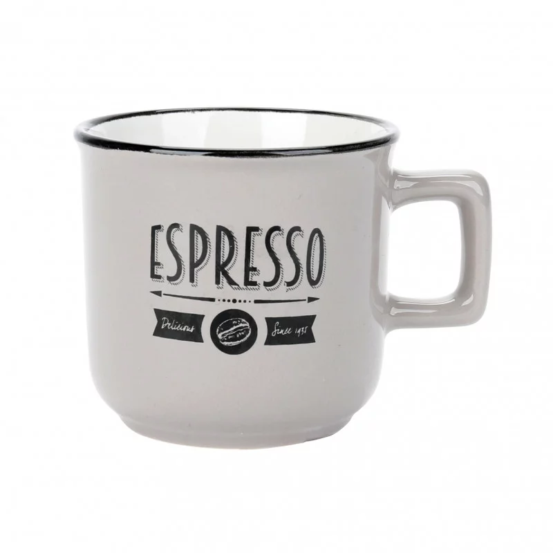 TASSE GRES 15CL VINTAGE TAUPE