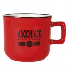 TASSE GRES 15CL VINTAGE ROUGE