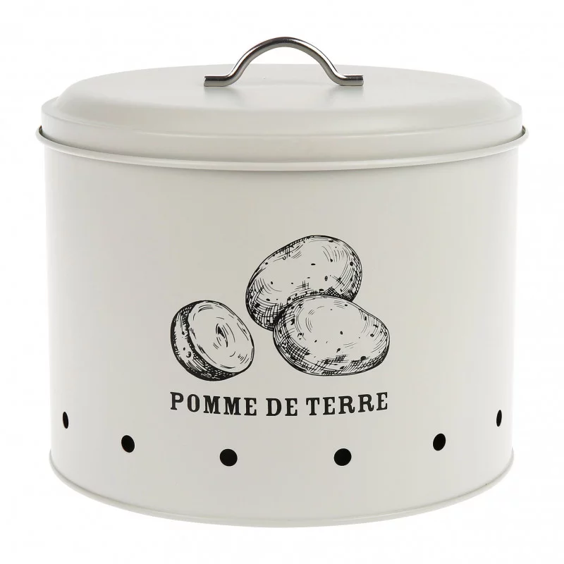BOITE À POMME DE TERRE RANGEMENT MÉTAL