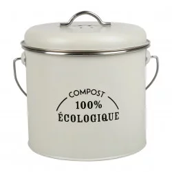 BOITE METAL COMPOST CUISINE D20CM