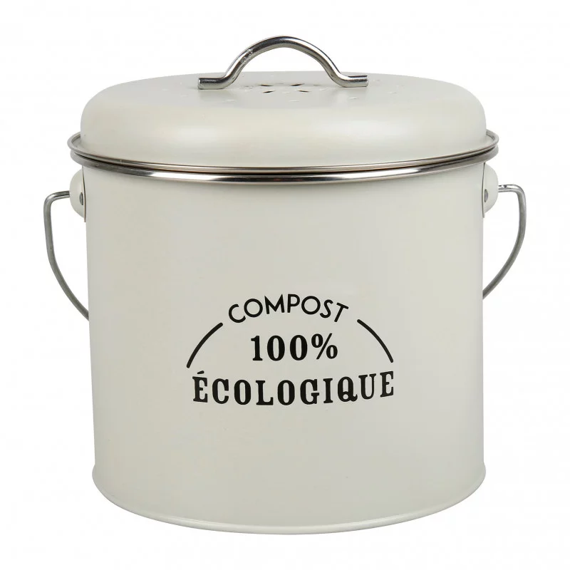 BOITE METAL COMPOST CUISINE D20CM