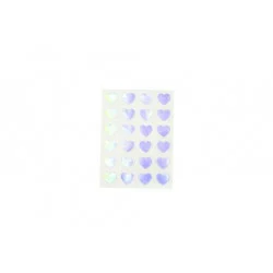 STICKER HOLOGRAPHIQUE COEUR, 1,7 X1,5CM X