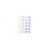 STICKER HOLOGRAPHIQUE COEUR, 1,7 X1,5CM X