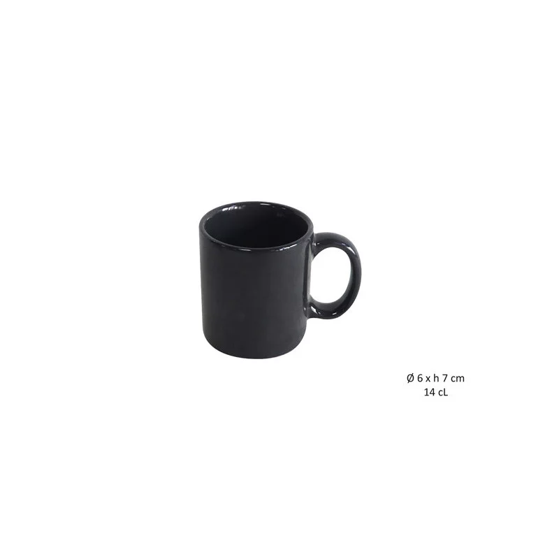 TASSE CAFE DROITE GRIS ANTHR. 14CL- GRES