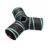 TUNNEL DE JEU POUR CHAT BLEU PLIABLE POL