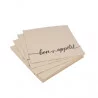 SERVIETTES KRAFT VINTAGE LUNCH BON APPET