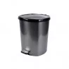 POUBELLE PEDALE FINITION CARBONE 6L