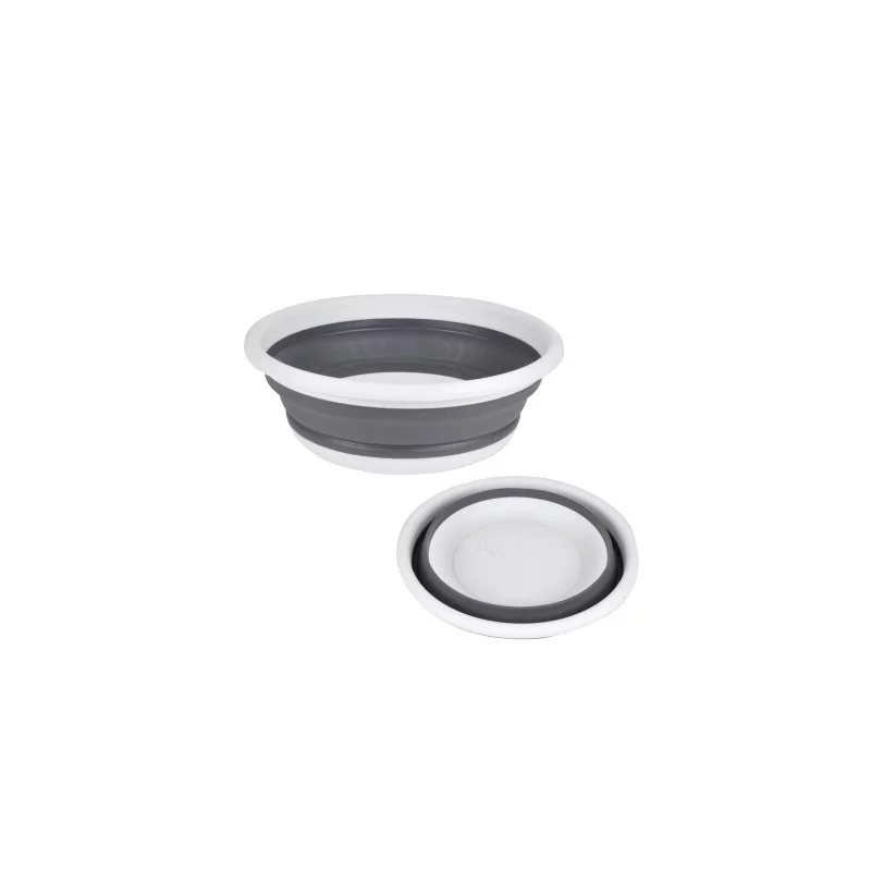 Bassine Rétractable - 9 Litres - Blanc & Anthracite