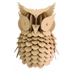 Hibou carton Ã&nbsp; assembler 20 x 25 cm