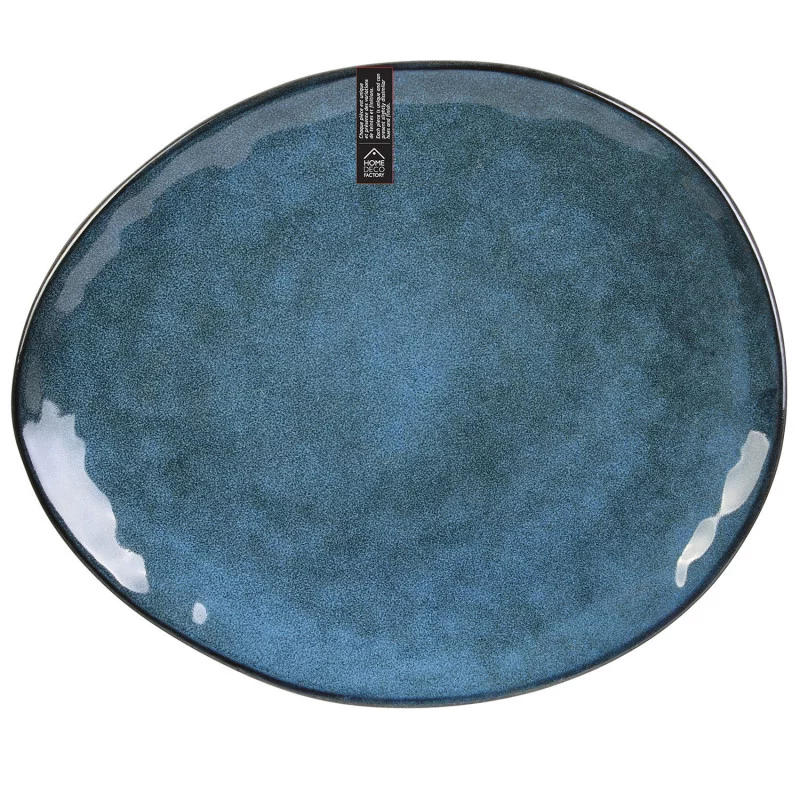 ASSIETTE GALET 27.5X23CM AU GRES DU TEMP