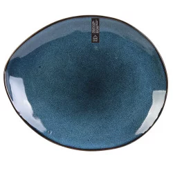 ASSIETTE GALET 22X18CM AU GRES DU TEMPS