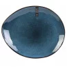 ASSIETTE GALET 22X18CM AU GRES DU TEMPS