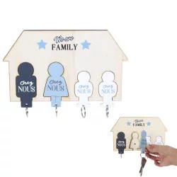 PORTE-CLES X4 FAMILLE