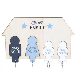 PORTE-CLES X4 FAMILLE