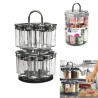 CARROUSEL 2 ETAGES 16 POTS COUVERCLE PLA