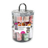 CARROUSEL 2 ETAGES 16 POTS COUVERCLE PLA