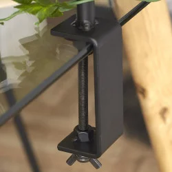 BARRE DECO DE TABLE AJUSTABLE NOIR