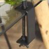 BARRE DECO DE TABLE AJUSTABLE NOIR