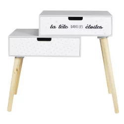 CHEVET LA TETE DANS LES ETOILES