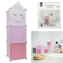 RANGEMENT ARMOIRE MODULABLE 3 CUBES FILL