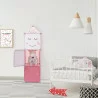 RANGEMENT ARMOIRE MODULABLE FILLE 3 CUBES 34x32x110cm