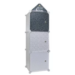RANGEMENT ARMOIRE MODULABLE 3 CUBES GARC