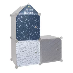 RANGEMENT ARMOIRE MODULABLE 3 CUBES GARC