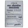 TAPIS REGLES DE LA CHAMBRE GRIS 60X90CM