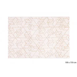 TAPIS GLAM BEIGE 100X150CM