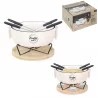 SERVICE A FONDUE CHAUFFE-PLAT ET PIQUE X