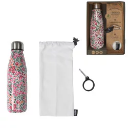 COFFRET BOUTEILLE ISOTHERME FLEURIE