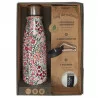 COFFRET BOUTEILLE ISOTHERME FLEURIE